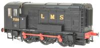 Class 11 7120 in LMS pre-war plain black