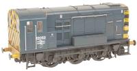 Class 11 12052 in BR blue with wasp stripes - weathered