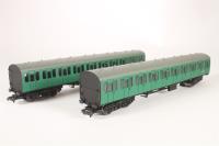 Set of 2 2nd Suburban Coaches S46286 & S46291 in BR Green - Ltd Edition of 5 for Britol MRE 2010 Show