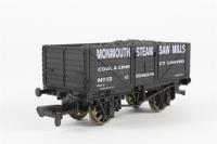 7-Plank Wagon in Black liveried for 'Monmouth Steam Saw Mills' - Limited Edition