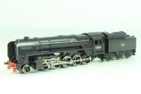 Class 9F 2-10-0 92018 in British Railways black