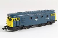 Class 27 27014 in BR blue