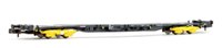 N22003 KFA Container Flat Wagon Network Rail GPS Bogies #93264
