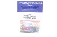 N307 Foden 4 wheel tractor unit N307 Foden 4 wheel tractor unit