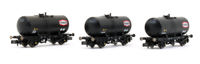 Pack of three 35T Class B tank wagons in Texaco black
