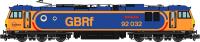 Class 92 92032 "IMechE Railway Division" in GB Railfreight blue