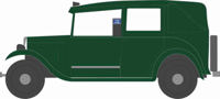 NAT005 Austin Low Loader Taxi Green