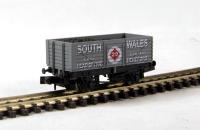 7 plank wagon with load 'South Wales Coal'