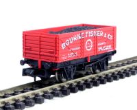 7 plank wagon in "Bourne Fisher & Co" Wigan livery