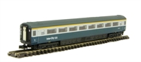 Mk3 Coach First Class (FO) in Intercity 125 Blue & Grey livery without buffers W41137. Slight number alignment issue