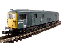 Class 73 diesel E6033 in BR 'Banger' blue with small logo