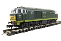 Class 35 Hymek D7084 Two Tone Green. Powered