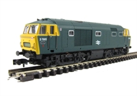 Class 35 Hymek D7005 BR Blue with full yellow warning panels - powered