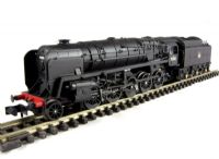 Class 9F 2-10-0 standard 92002 BR early emblem with BR1G tender single chimney