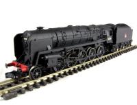 Class 9F 2-10-0 standard 92100 BR early emblem with BR1C tender single chimney