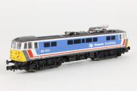 Class 86 Bo-Bo Electric 86401 Network South East with new style panto - DCC Fitted