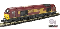 Class 67 Diesel 67001 EWS Livery (dummy)