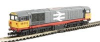 Class 58 Co-Co Diesel Locomotive 58012 in Railfreight Red Stripe livery