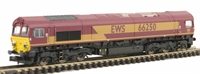 Class 66 diesel 66250 dummy EWS