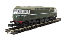 Class 26 diesel D5307 in BR green with headcode discs