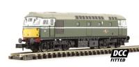 Class 26 D5326 in BR green - DCC Fitted