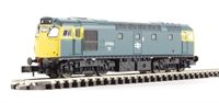 Class 27 diesel 27032 in BR blue with plated gangway doors