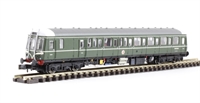 Class 122 Gloucester RCW "Bubblecar" single car DMU BR green with whiskers W55003