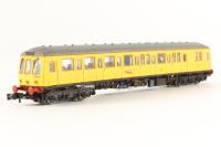 Class 122 Gloucester RCW Bubble Car 960015 in Network Rail Yellow