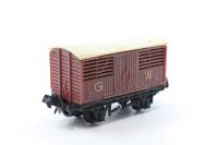 NG12 LNER fish van in bauxite - unnumbered - originally supplied with transfers