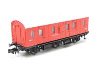 LMS 6-wheeled 'Stove R' 975249 in Tinsley Breakdown BR Departmental red