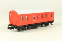 LMS 6-Wheeled 'Stove R' in BR Departmental Red - NGS special edition
