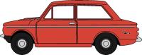 NHI003 Hillman Imp in Firebrand red