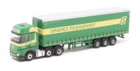 NMB006 Mercedes Actros curtainside - "Sparks Transport"