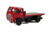 NP006 Foden DG 4 wheel flatbed in dark red