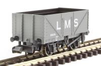 7 plank open wagon in LMS grey - 351270