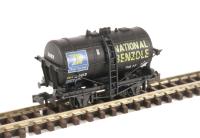 NR-P181 4-wheel 10ft tank wagon "National Benzole" in black