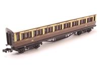57' Main Line Composite Coach in GWR Brown and Cream