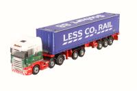 NSHL01CT Scania Highline D-TEC Combitrailer - Container Eddie Stobart
