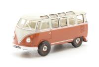 NVWS001 VW T1 Samba Bus in Sealing Wax red and beige grey