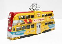 Blackpool Balloon tram in "Walls Ice Cream" livery and trim