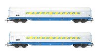 OO-IWA-Cargo1 IWA Ferry Van Cargowaggon - twin pack