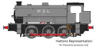 Austerity 0-6-0ST 85 in Manchester Ship Canal MSC lined grey - Cancelled from production