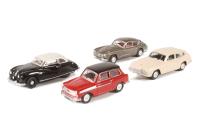 OR76CPK001 Pack of four assorted 1960s cars for Carflat wagons