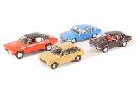 OR76CPK003 Pack of four assorted 1980s cars for Carflat wagons