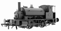OR76CRP002 CR Class 264/611 LMS Plain Black 16032 Steam Locomotive