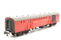 P454 Mk1 TPO operating mail coach in Royal Mail livery W80300