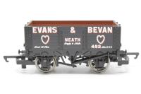 R1036-Evans 6-plank mineral wagon in black - Evans and Bevan - 482 - split from set