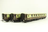 3 Pullman coaches - 'Minerva, 'Cygnus' and 'Ibis' - working table lamps - Split from Orient Express set