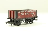R106 6-plank open wagon in brown - Edwin W. Badland, Birmingham - No.57