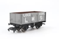R1125-70170 7-Plank Open Wagon 'Loco Coal' 70170 in LMS Grey - Split From Set